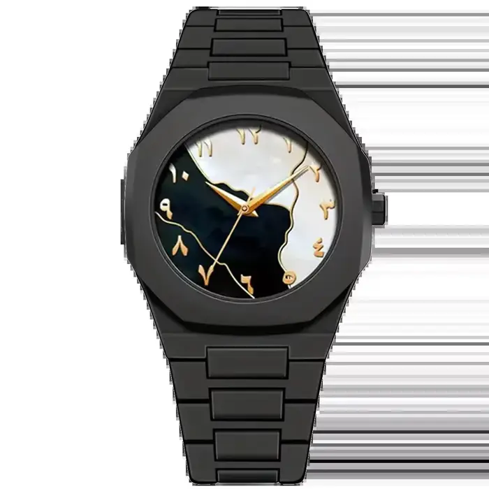 Nouvelle montre à quartz 2026 avec bracelet en silicone et design de bande dessinée, ornée de lignes