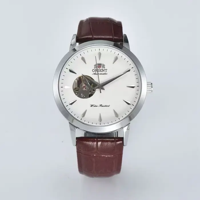 Montre sport automatique unisexe DFDG Orient avec cadran squelette résistante à l'eau pour hommes et femmes occasions sportives et voyages