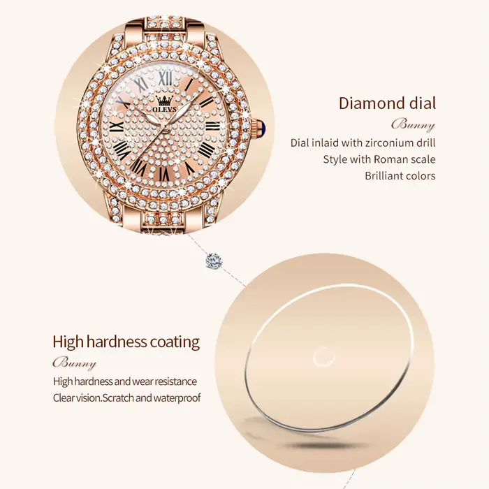OLEVS 9943 montre pour femme originale mode