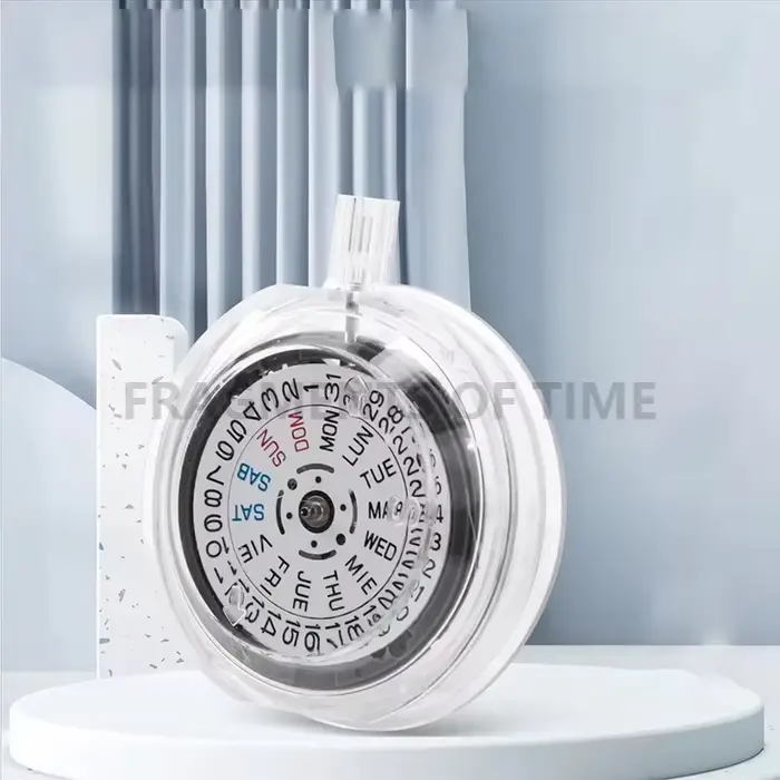 Nouveau NH36 anglais Date semaine automatique 3 heures couronne 3.8