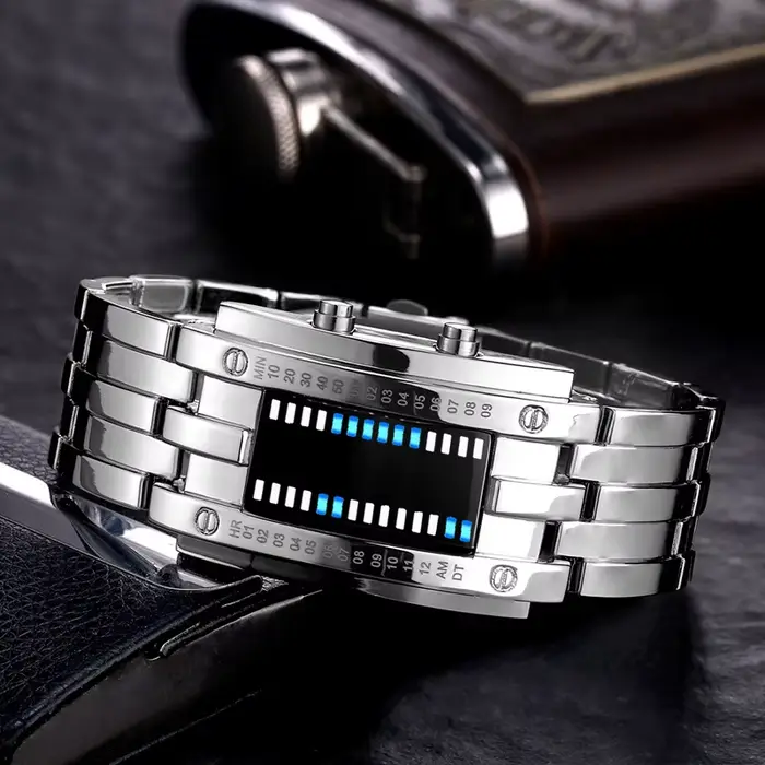 Nouvelles montres Led binaire pour hommes femmes Couple montre mode sport