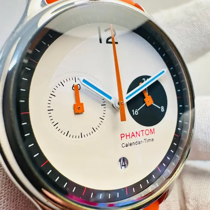 Montre PHANTOM Sport Chrono pour homme - Acier inoxydable résistant aux rayures