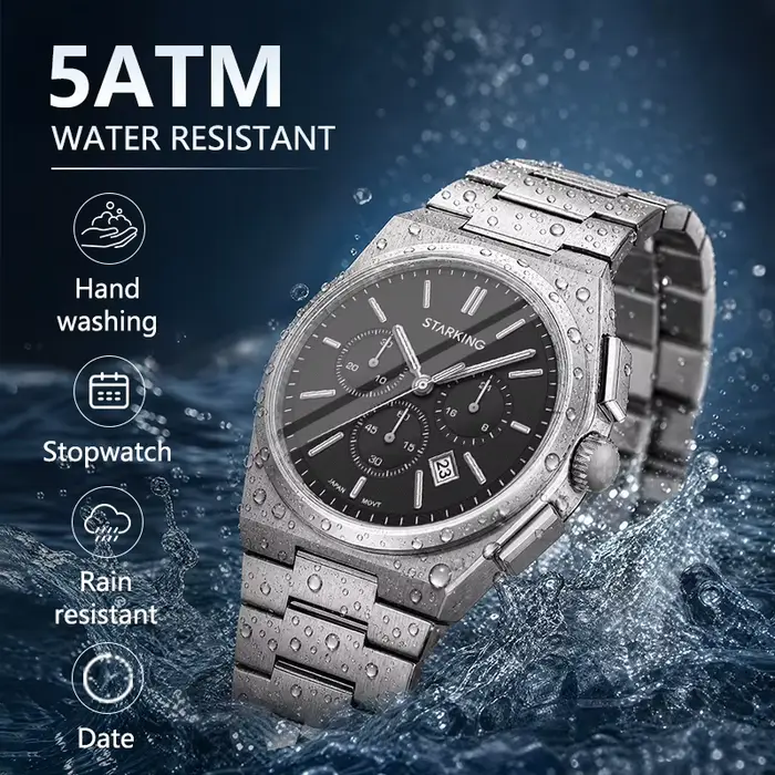 Montre à quartz de luxe STARKING pour hommes