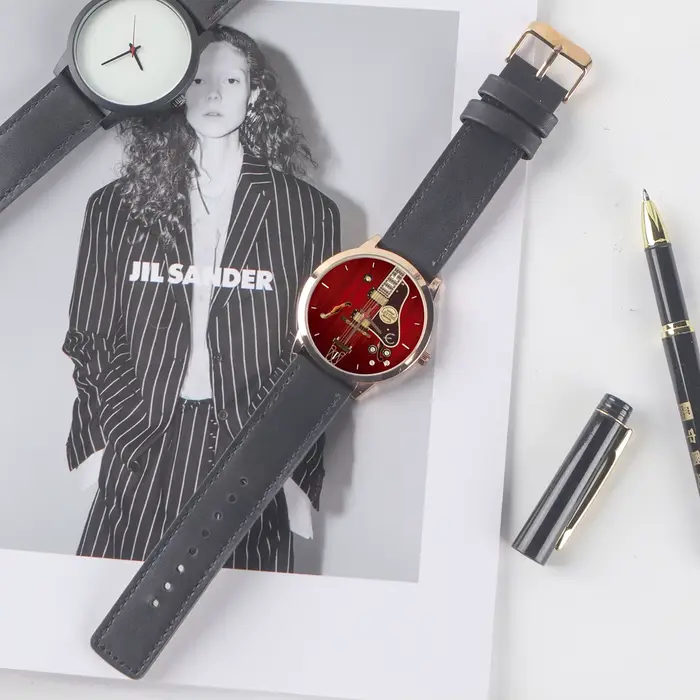Montre Électronique avec Nom et Photo pour Homme, Cadran Original, Horloge à Main, Choix d'Ami, de F