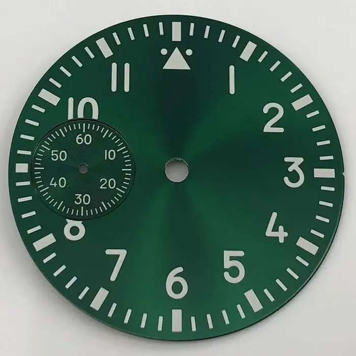 Cadran stérile lumineux de 37mm adapté au mouvement mécanique ETA6497 ST3600