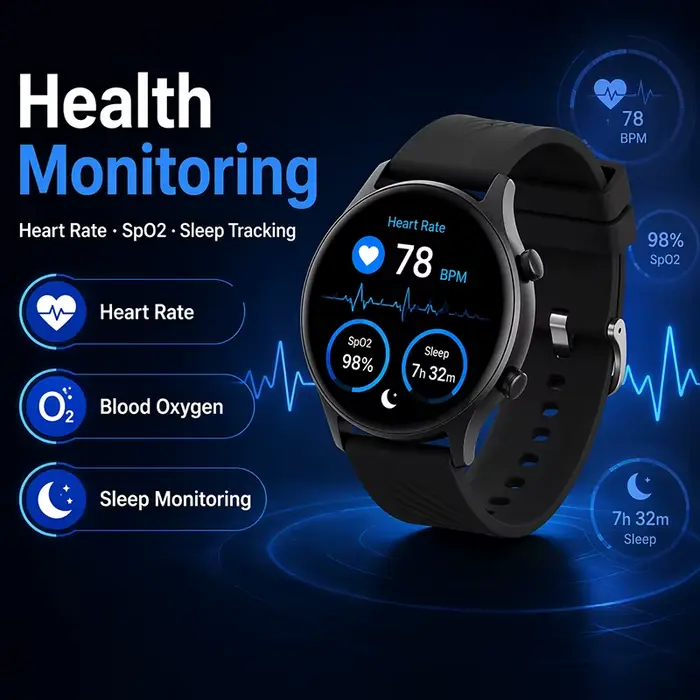 Montre connectée multifonctionnelle 2026 avec écran HD 1