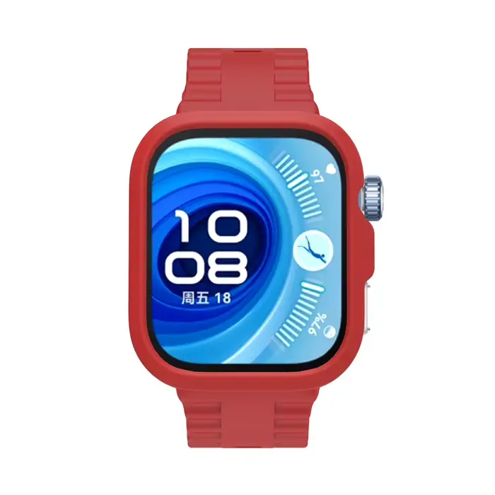 Bracelet en silicone pour Huawei Watch Fit 5 coloré confortable ajustable pour homme et femme occasions quotidiennes sportives élégantes
