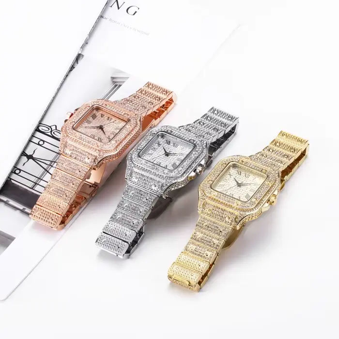 Montres de luxe TVK en alliage avec bracelet en acier inoxydable pour hommes et femmes élégantes quartz nouvelles collections 2024