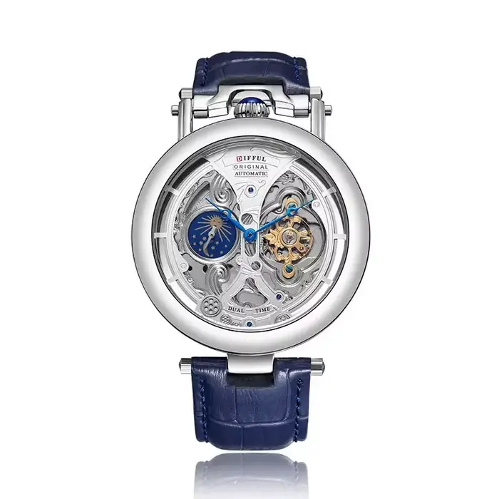 Montre mécanique à tourbillon cadran sans numéros édition limitée