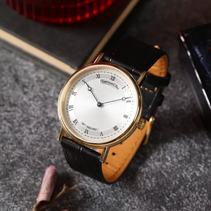 【Tempo d'escapement】 Montre à mouvement à quartz Boîtier de 38