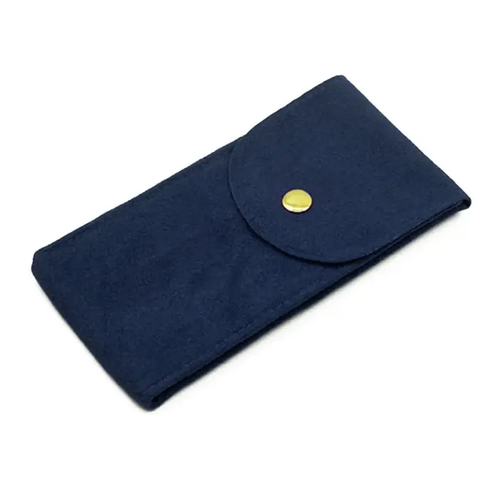 Pochette de rangement portable en tissu flanelle pour montre