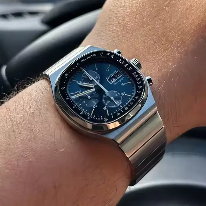 Nouvelle montre chronographe à quartz rétro pour homme Hruodland 2026
