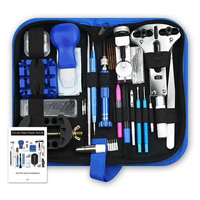 Kit d'outils de réparation d'ouvreur de montre, couteau à levier d'horloge, tournevis, ensemble de m