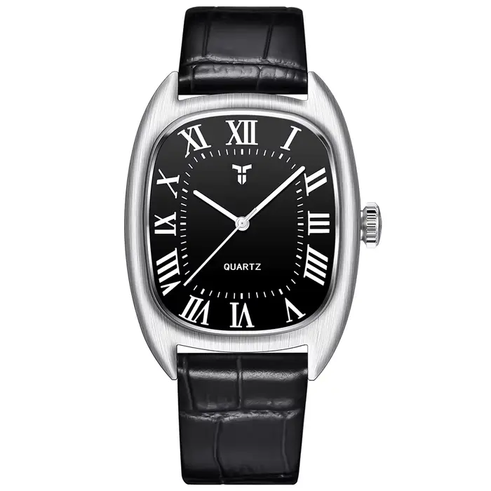 TYBERLEY 2026 Nouvelle Montre Homme de Luxe de Marque Supérieure, Montre à Quartz Ovale pour Homme,