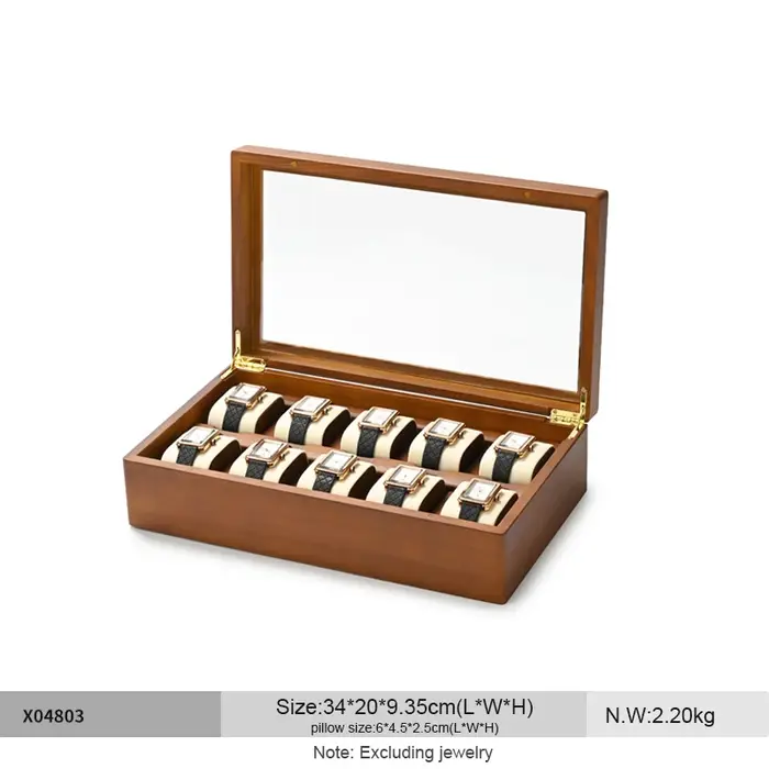 Oirlv 10 grilles boîte de montre