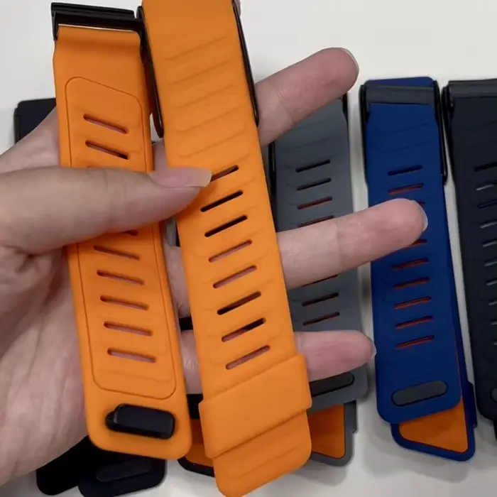 Bracelet de montre JSPSTA pour Whoop 5.0, bracelet de sport en silicone, remplacement respirant, accessoire de remplacement pour Whoop 5.0, bracelets de montres pour adultes, occassions sportives et quotidiennes