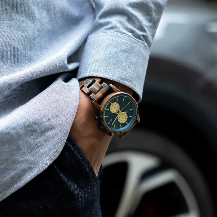 Montre en bois BOBOBIRD personnalisable pour homme, élégante et résistante, idéale pour les occasions spéciales et le quotidien