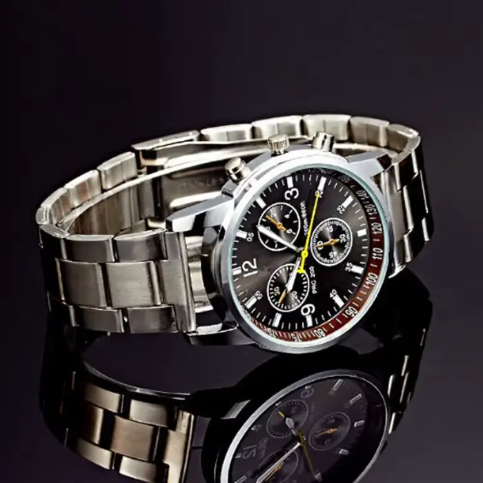 Montre Homme de Luxe en Acier Inoxydable
