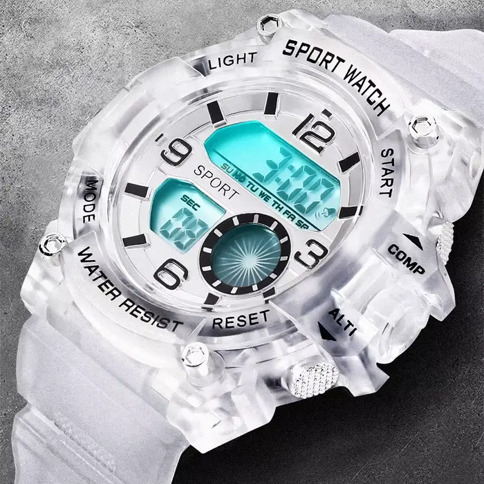 Montre numérique étanche pour homme