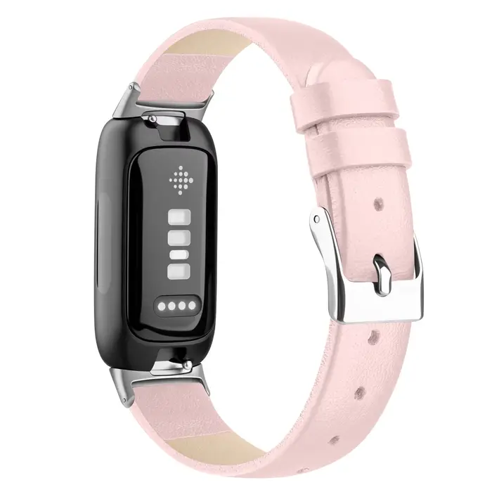 Bracelet en cuir de luxe pour Fitbit inspire 2 3/inspire HR, Bracelet de montre réglable pour Fitbit