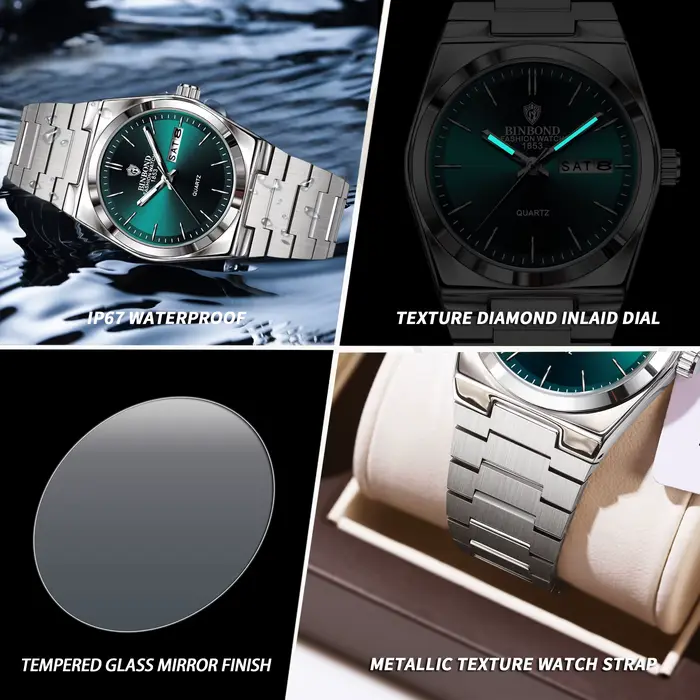 Montres de luxe BINBOND en quartz pour femmes