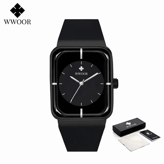 Montre-bracelet à quartz étanche en acier inoxydable pour homme