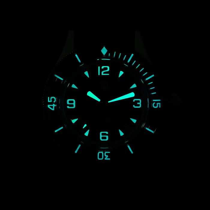 Montre de Plongée Vintage à Quartz avec Cristal de Saphir pour Hommes Occasions Spéciales Robuste et Lumineuse