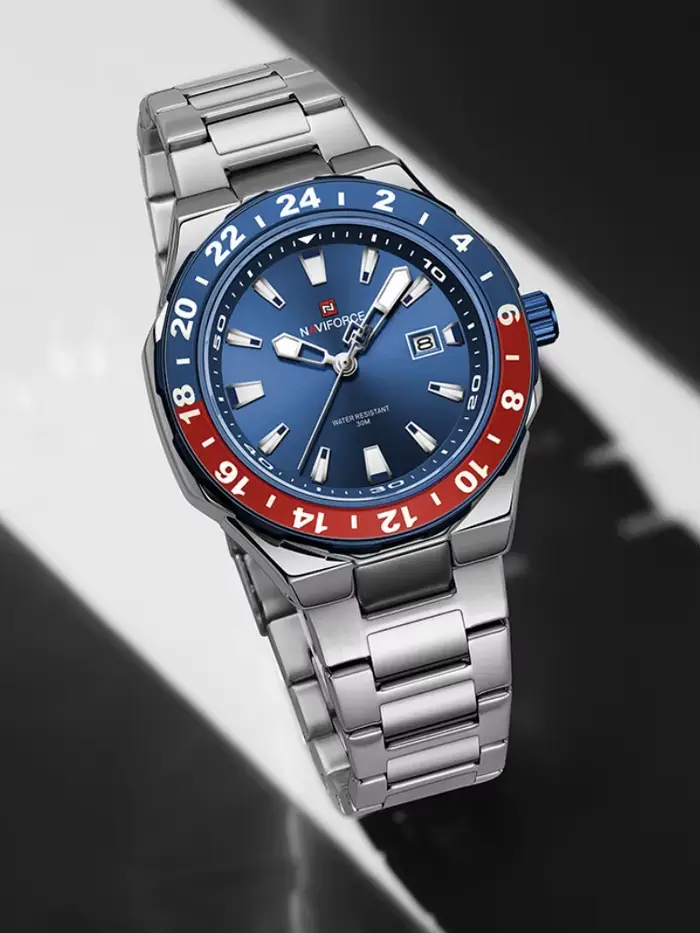NAVIFOCE montres d'affaires de luxe pour hommes sport étanche horloge à Quartz