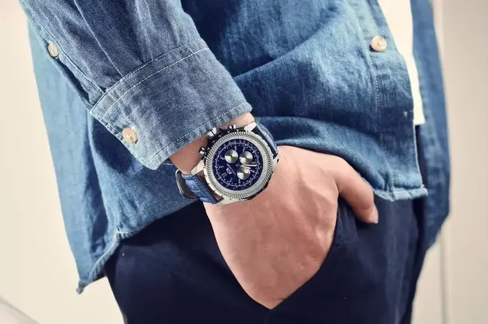 Montre automatique à mouvement mécanique pour homme