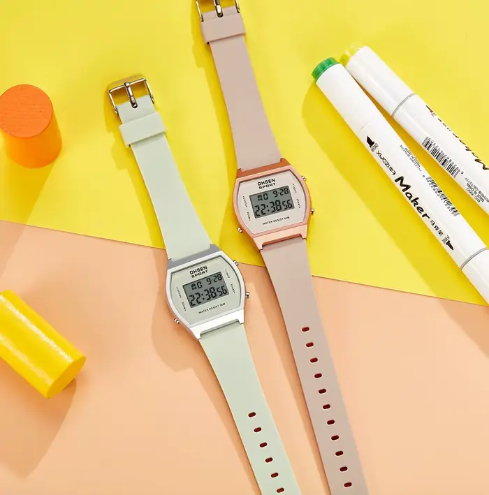 Montres numériques pour femmes blanc mode montre de Sport étanche pour filles reloj mujer électronique dames montre-bracelet réveils