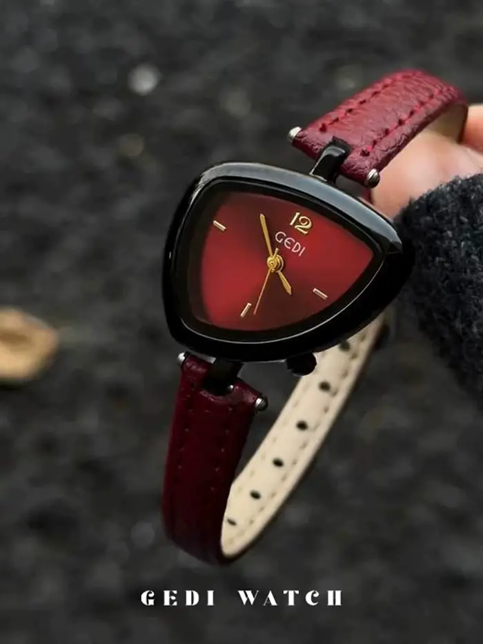 Montre de luxe pour femme de style vintage, montre-bracelet à quartz polyvalente et élégante, un cad
