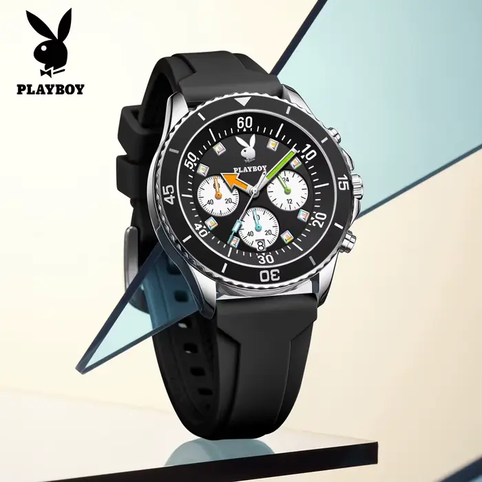 PLAYBOY – montre à Quartz originale pour hommes