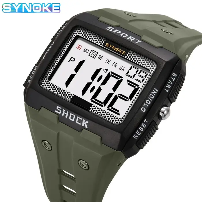 Montre électronique de sport pour homme