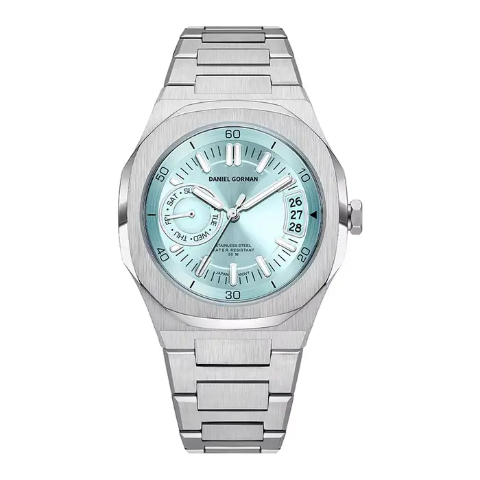 Montre Daniel Gorman Quartz Hommes Bracelet Sport Luxe Argent Bronze Or Rose Rouge Occasions Spéciales