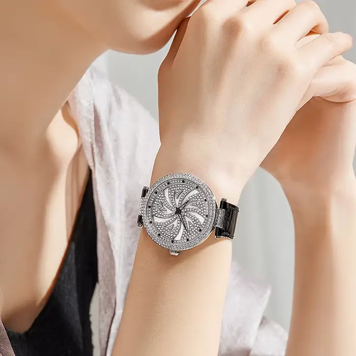 Montre WM pour femme, montre à quartz