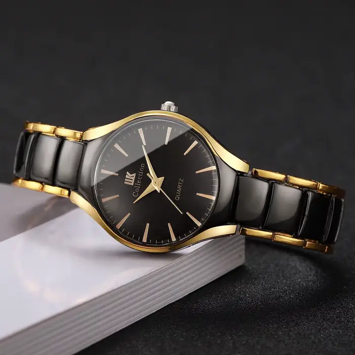 Mode femmes montres de luxe en acier inoxydable bande montre à Quartz pour dames horloge Reloj Mujer (sans boîte)