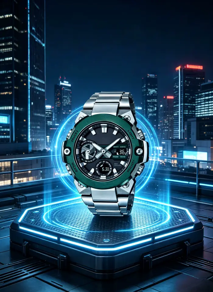Montre de sport classique multifonction pour homme Steel Heart – Résistante à l'eau et aux chocs – Série Poseidon