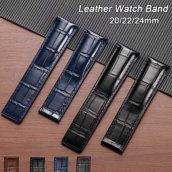 Bracelet de montre en cuir HQstrap pour hommes et femmes polyvalent et élégant à offrir pour occasions formelles et informelles