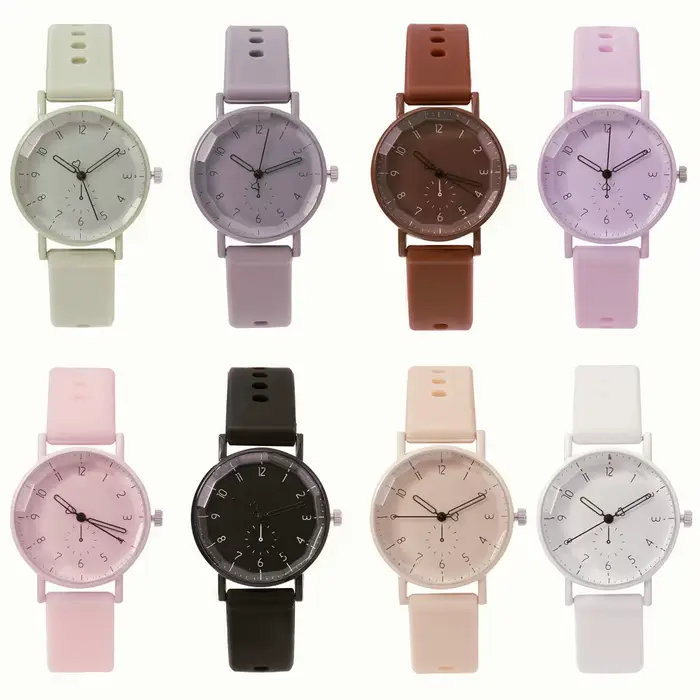 Montre Rose Numérique en Silicone Femme Élégante pour Occasions Spéciales Minimaliste Chic Sportive