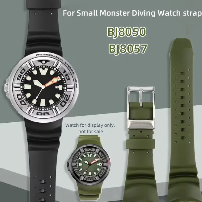 Bracelet en caoutchouc Deep Sea Monster étanche pour homme occasion sportive et casual robuste élégant