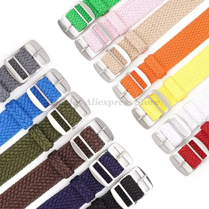Bracelet en Nylon tissé pour bracelet de montre Perlon