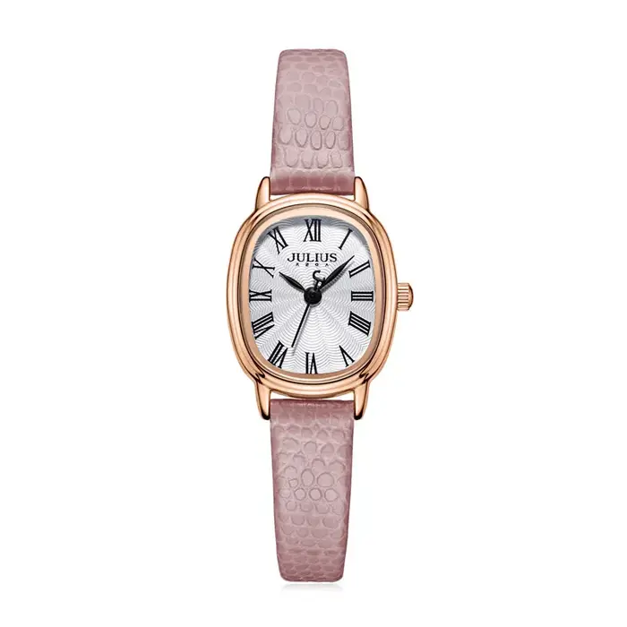 Petite montre ovale élégante pour femme
