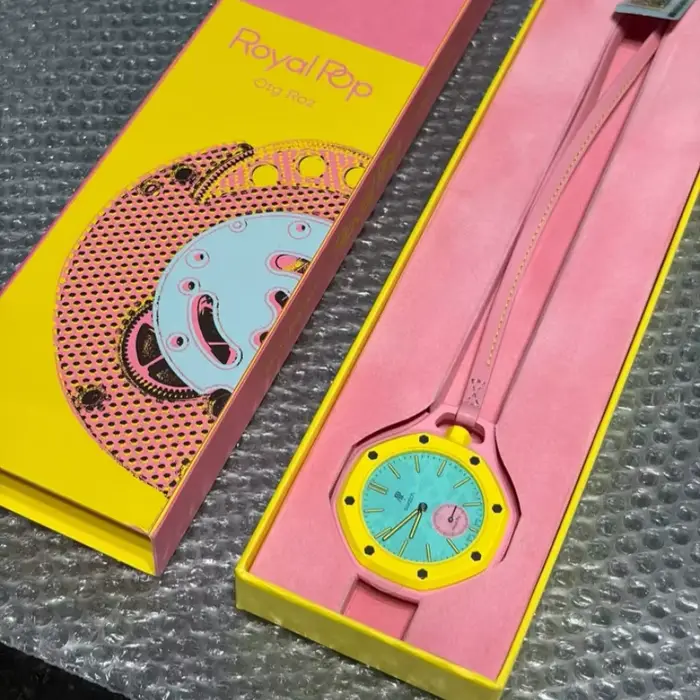 Montre authentique AP SWATCH bracelet en quartz logo Swatch réplique 11 montre de poche Royal Oak cadeau anniversaire exquis anime film série collectionnée