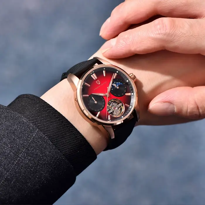 Pagani Design 2025 nouveau 41MM luxe automatique mécanique montre pour hommes en acier inoxydable 10bar étanche pilote