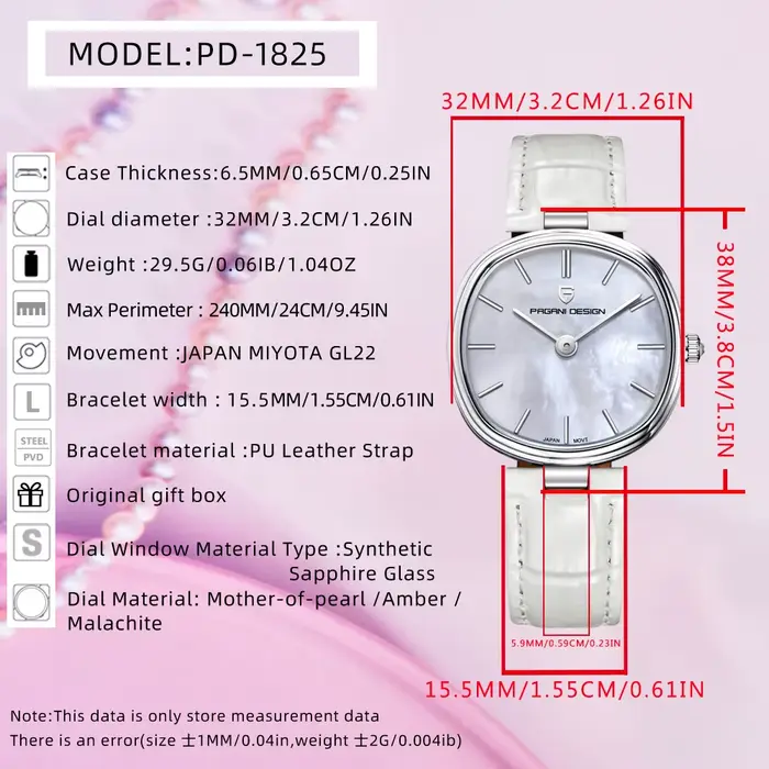 Nouvelle Montre Femme PAGANI DESIGN 2026