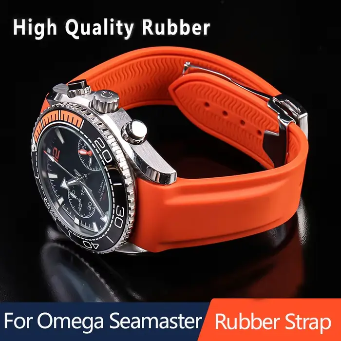 Bracelet de montre en caoutchouc et Silicone