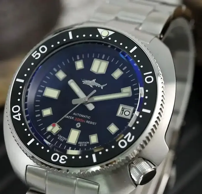 Heimdallr NH35A montre de plongée automatique 44mm 200M étanche saphir céramique lunette C3 lumineux hommes montres