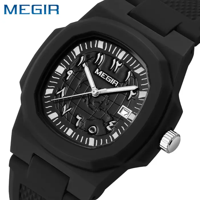 Montre MEGIR à Quartz Style Affaires Résistante à l'Eau Occasions Spéciales Hommes