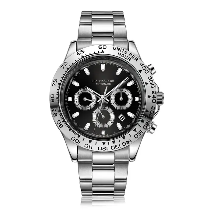 Montre mécanique pour hommes de la série luxe