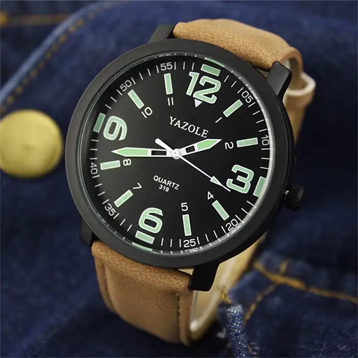 Montres à quartz étanches pour hommes